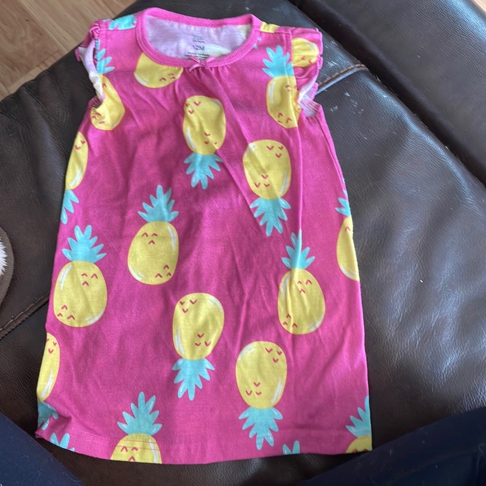 12 month girl nightgown